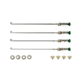 Upgrade Replacement for Whirlpool W10780051 Washer Suspension W10317708 W10317709 W10257086