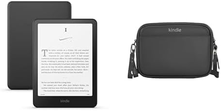 Amazon Kindle Paperwhite Bundle: Includes, Amazon Kindle Paperwhite 16GB | Black, Sling Bag | Cinder