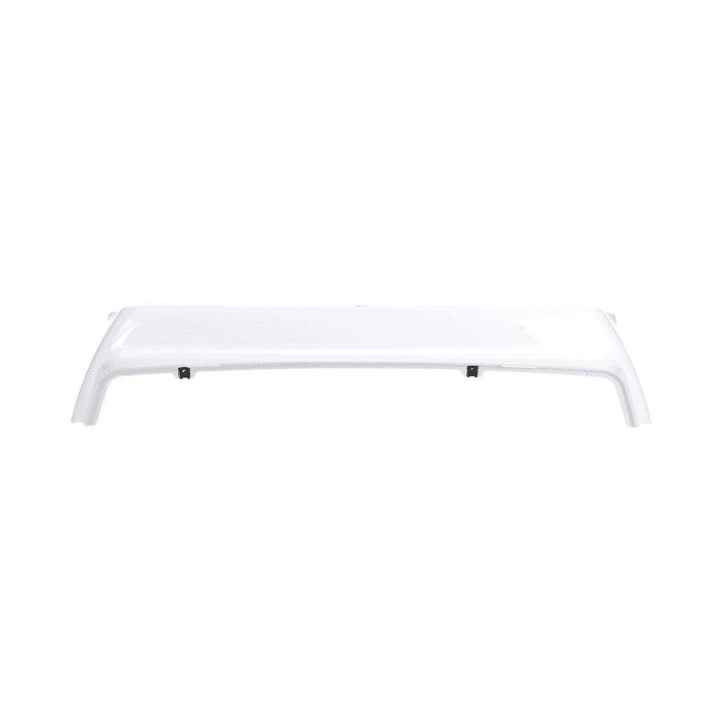 Console Shell Assembly For Top-Load Washer 2"-1 Removable Agitator White With Black Control-Panel Face, Compatible with Whirlpool Models W11643702, WTW5057LW0, WTW5057LW1