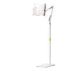 Height Adjustable Reading Book Floor Bracket Long Arm Table Bed Stand Multi Angle Rotation Holder