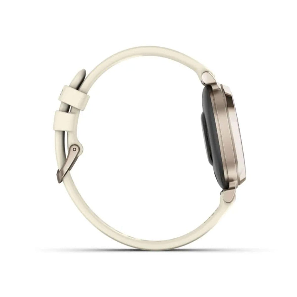 Garmin Lily 2, Small and Stylish Smartwatch, Hidden Display, Patterned Lens, Up to 5 Days Battery Life, Coconut (Renewed)