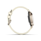 Garmin Lily 2, Small and Stylish Smartwatch, Hidden Display, Patterned Lens, Up to 5 Days Battery Life, Coconut (Renewed)