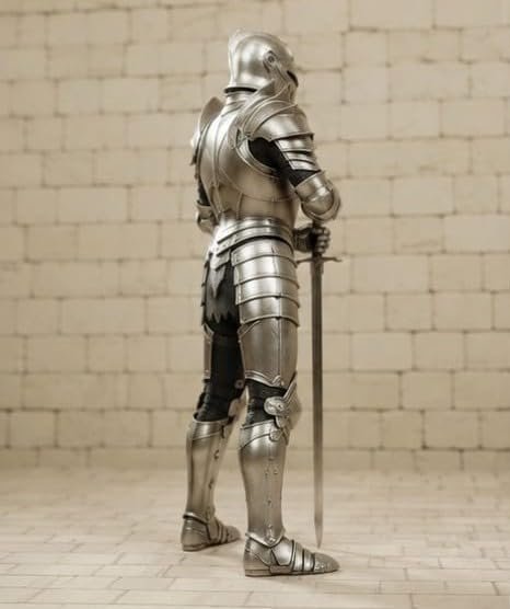 Medieval Knight Full Armor Suit for Men Wearable Steel Halloween Armour Costume for LARP, Cosplay Gothic Knight Armor for Display and Reenactment Gear