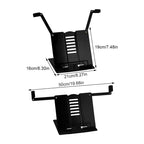 Adjustable Metal Bookshelf Portable Reading Support File Shelf Tablet Sheet Music Recipe Holder