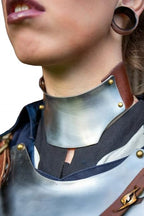 Medieval Women's Armor Set Breastplate, Tassets, Arm & Leg Guards, Pauldrons, Gorget - Wearable Halloween LARP Lady Costume