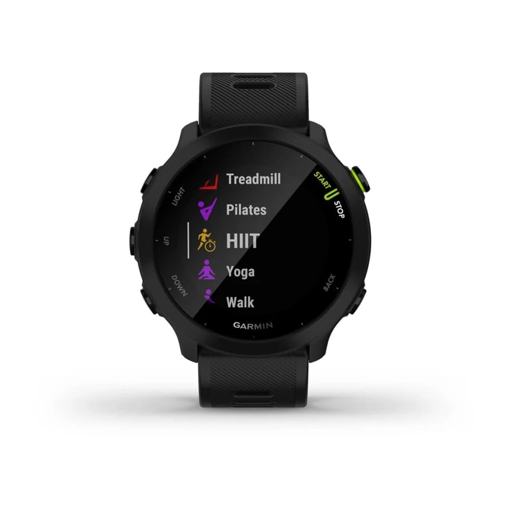 Garmin Forerunner 55 GPS Running Smartwatch, Black