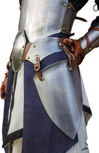 Medieval Women's Armor Set Breastplate, Tassets, Arm & Leg Guards, Pauldrons, Gorget - Wearable Halloween LARP Lady Costume
