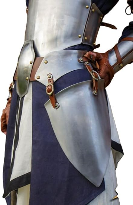 Medieval Women's Armor Set Breastplate, Tassets, Arm & Leg Guards, Pauldrons, Gorget - Wearable Halloween LARP Lady Costume