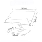 Office and Entertainment Rotatable Reading Stand Acrylic