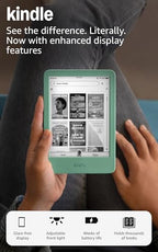 Like-New Amazon Kindle 16 GB (2024 model) - Light and compact, with fast page turns, and high contrast ratio - Black