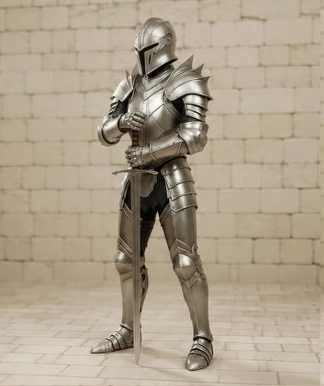 Medieval Knight Full Armor Suit for Men Wearable Steel Halloween Armour Costume for LARP, Cosplay Gothic Knight Armor for Display and Reenactment Gear