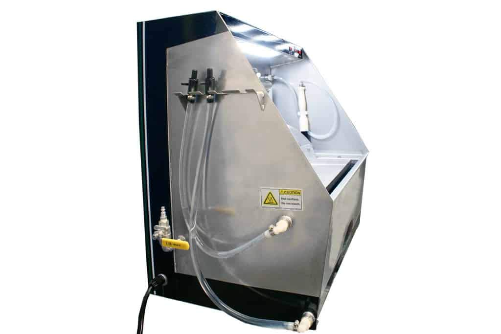 GENESIS G-500 17-Gallon Aqueous Stainless Steel Benchtop Parts Washer with Micro Immersion Bath and Hand Detail Brush