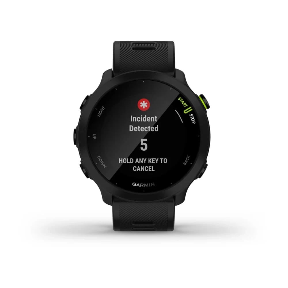 Garmin Forerunner 55 GPS Running Smartwatch, Black