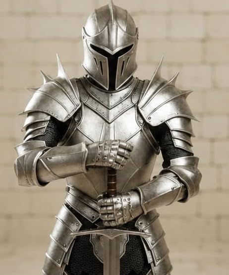Medieval Knight Full Armor Suit for Men Wearable Steel Halloween Armour Costume for LARP, Cosplay Gothic Knight Armor for Display and Reenactment Gear