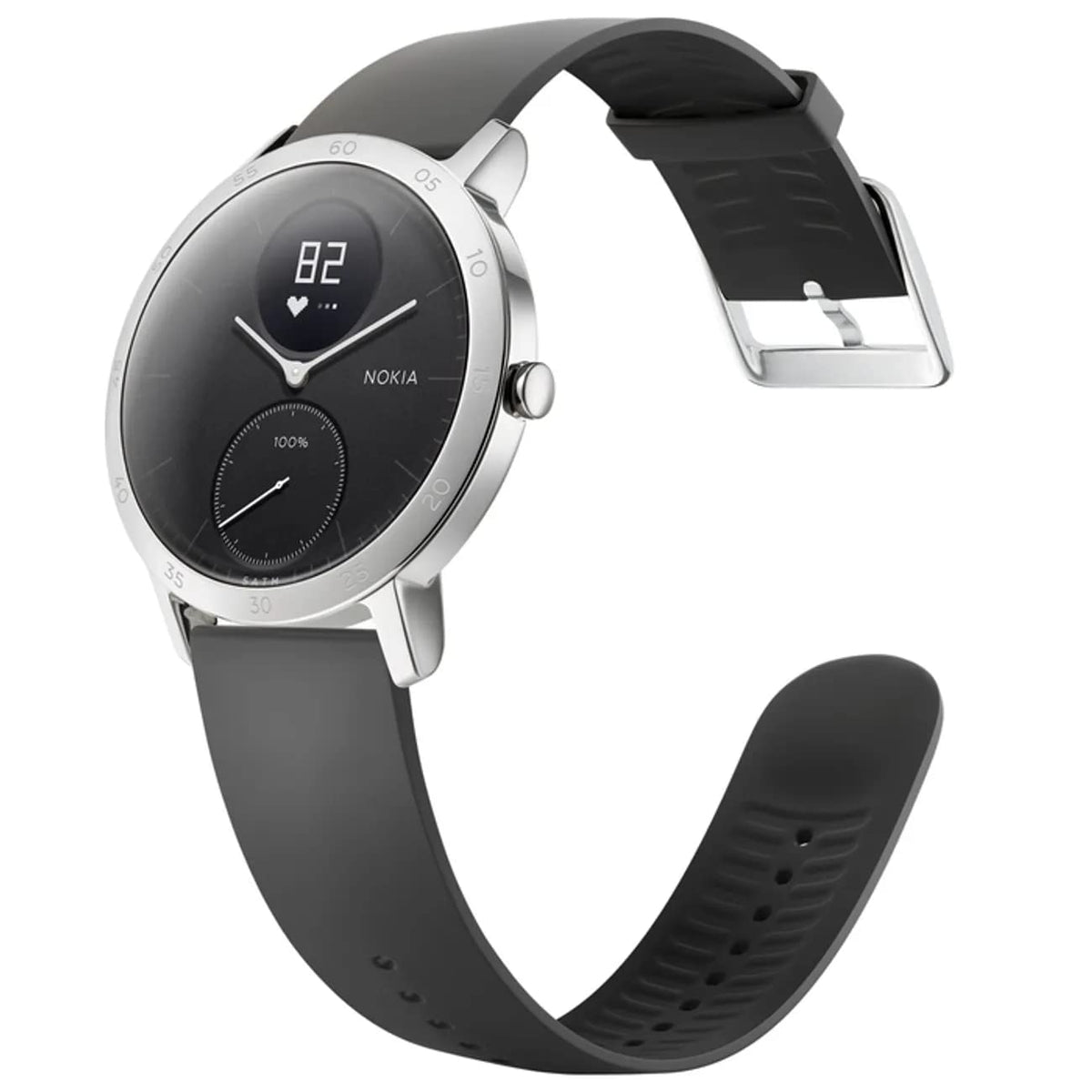 WITHINGS Scanwatch Light - Smart Watch, Heart Rate, Fitness Tracker, Black