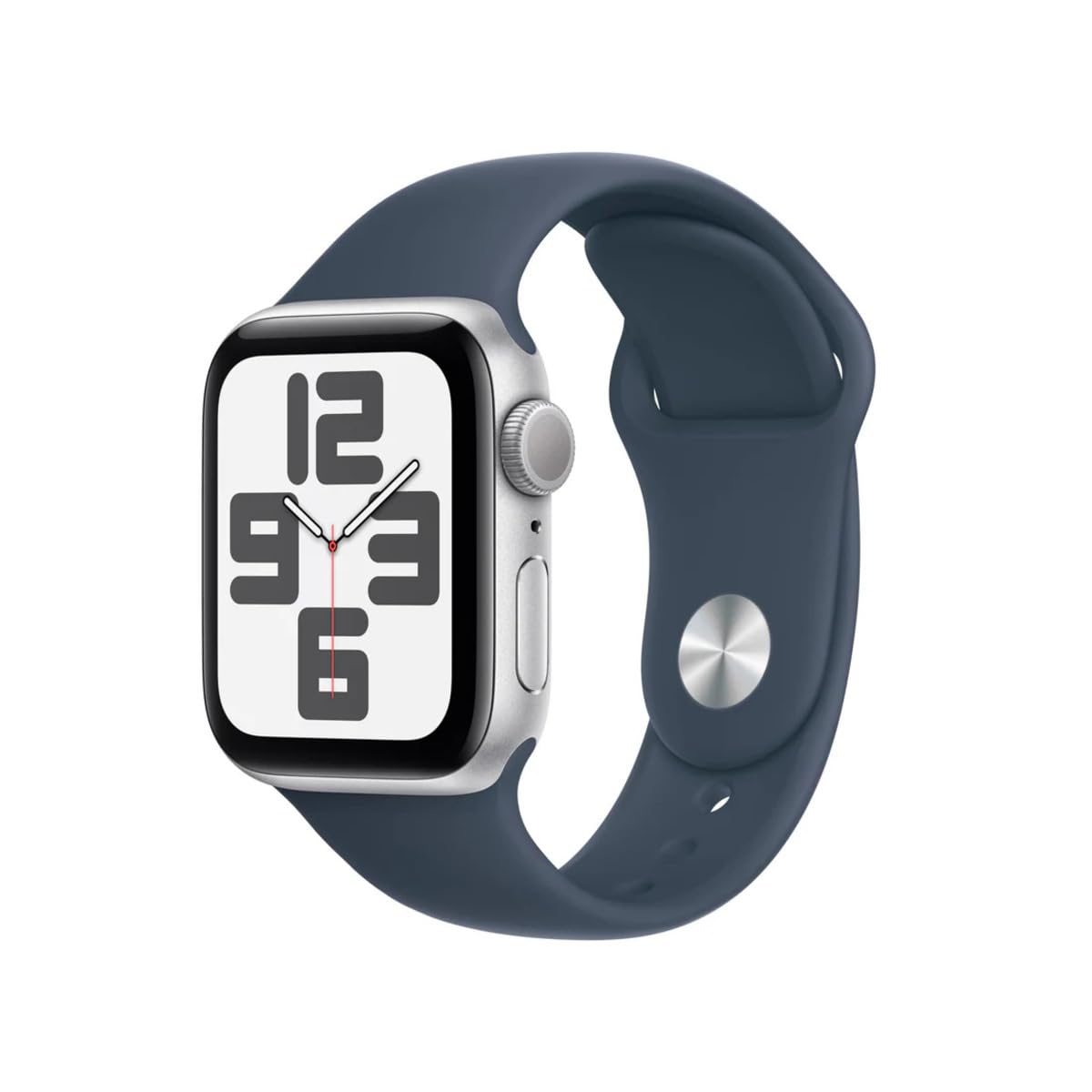 Apple Watch SE (2nd Gen) (GPS, 40mm) - Midnight Aluminum Case with Midnight Sport Band, S/M (Renewed)