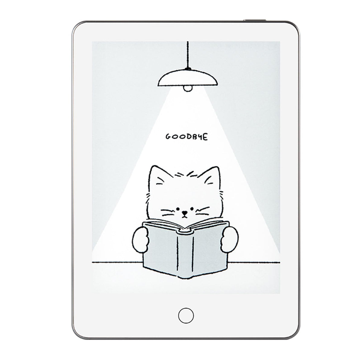 CUIFATI 6 Inch Ebook Reader, 300DPI Screen with Built in Reading Light, 4GB RAM 64GB Storage, Supports Card Expansion, Compatible with Multiple Formats for Reading Books Documents (White)