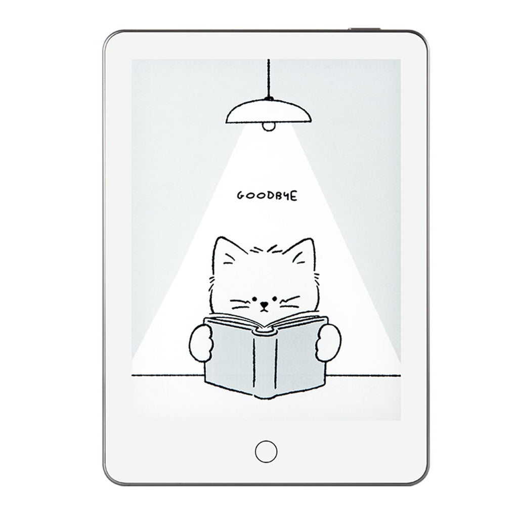 EBook Reader, 300DPI Resolution Builtin Reading Light 4GB RAM 64GB Storage E Reader, 6 Inch E with Case for Home Office Travel (White)