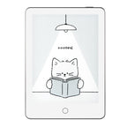 EBook Reader, 300DPI Resolution Builtin Reading Light 4GB RAM 64GB Storage E Reader, 6 Inch E with Case for Home Office Travel (White)