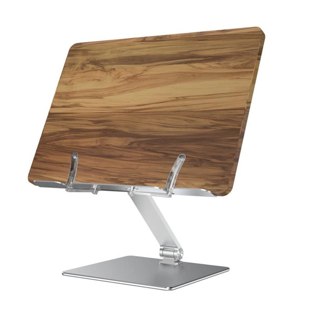 Adjustable Height Angle Reading Stand Aluminum Alloy Wooden Textbook for Big Heavy Books