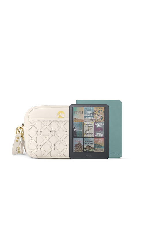 Amazon Kindle Colorsoft Bundle: Includes, Kindle Colorsoft Signature Edition 32GB | Fig, Page Turn Cover | Fig & Sling Bag | Dune