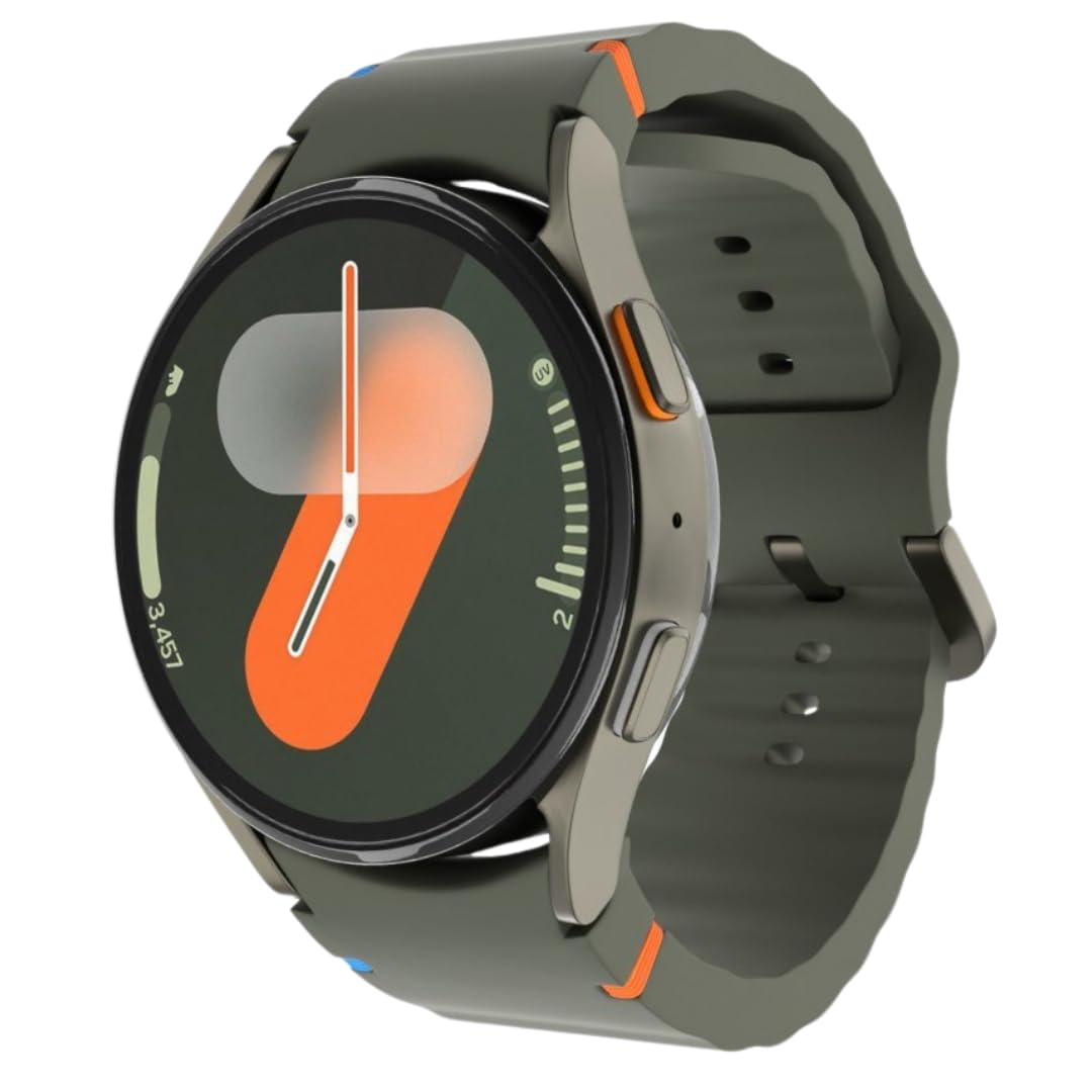 Samsung Galaxy Watch 7 | 44mm | AI Smartwatch w/ 1.5" AMOLED, Wear OS 5, Wi-Fi, Bluetooth, Heart Rate, Sleep Apnea & GPS Fitness Tracker | International Model L310 | w/Fast Charger, Green