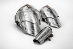 Medieval Knight Etching Steel Pauldrons Armour Shoulder with Bracers Wearable Battle Warrior LARP, Cosplay & Reenactment Halloween Costume