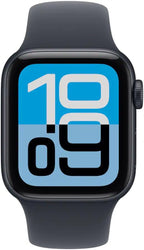 Apple Watch SE 3 [GPS + Cellular, 44mm] Midnight Aluminum Case with Black Sport Band, M/L (Renewed)