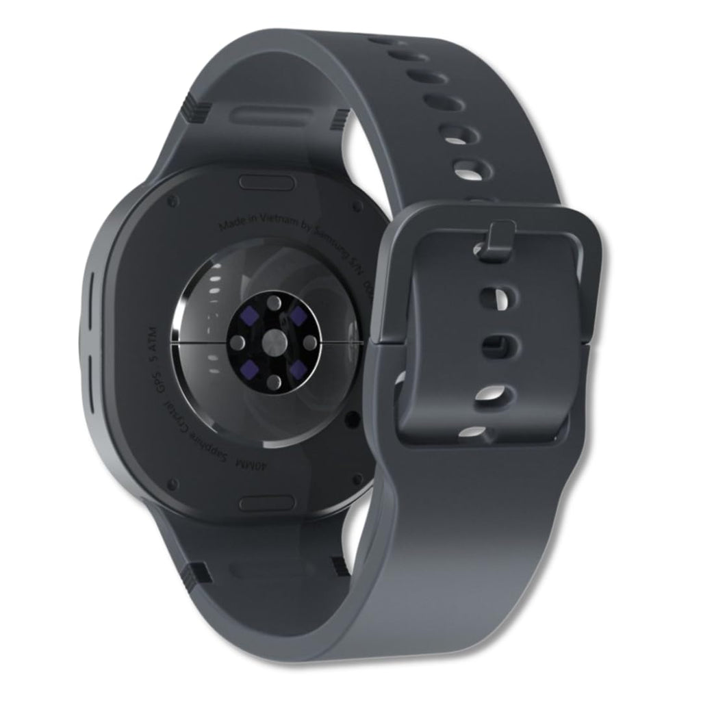 Samsung Galaxy Watch 8 | 40mm | AI Smartwatch w/ 1.34" AMOLED, Wear OS 6, Wi-Fi, Bluetooth, Heart Rate, GPS Fitness Tracker | IP68, MIL-STD-810H | International Model L320 | w/Fast Charger, Graphite