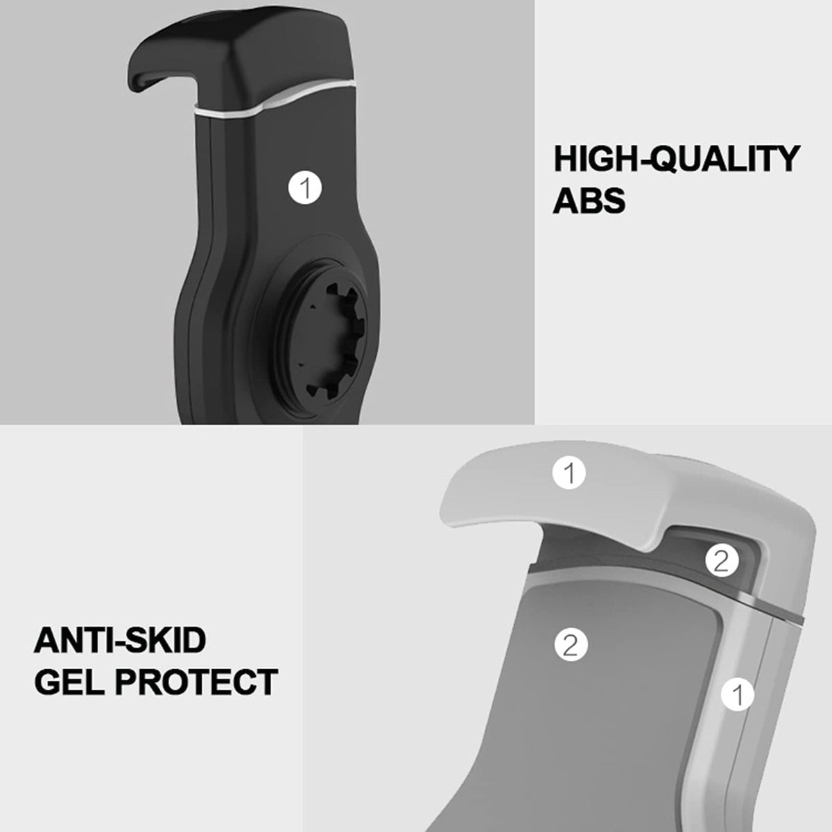 Tablet Stand Holder Mount,Adjustable Flexible Long Arm Holder,360 Degree Rotation,for 4.7-12.9" Cell Phone Tablet E-Readers and More Devices,White (Black) (Black)