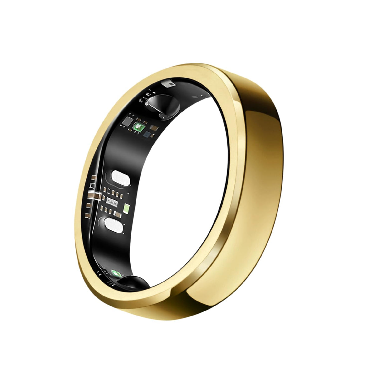 RingConn Gen 3 Smart Ring - Vascular Trends(Size 8, Royal Gold)
