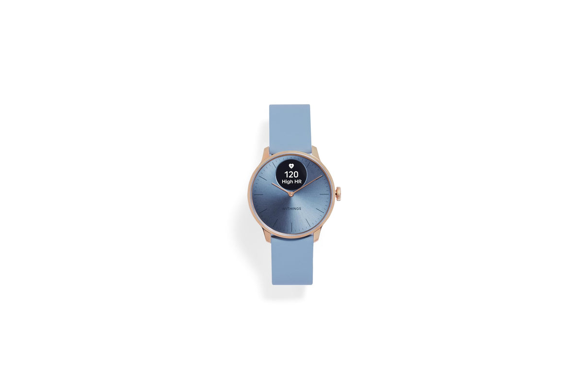 WITHINGS Scanwatch Light - Smart Watch, Heart Rate, Fitness Tracker, Black