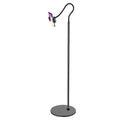 Height Adjustable, 360 ° Rotation Clip Tablet Stand for Phones, Phablets, E-Readers, and Gaming Devices, Holder Flexible Gooseneck Arm Stand Solid Metal Base,White-165x26cm