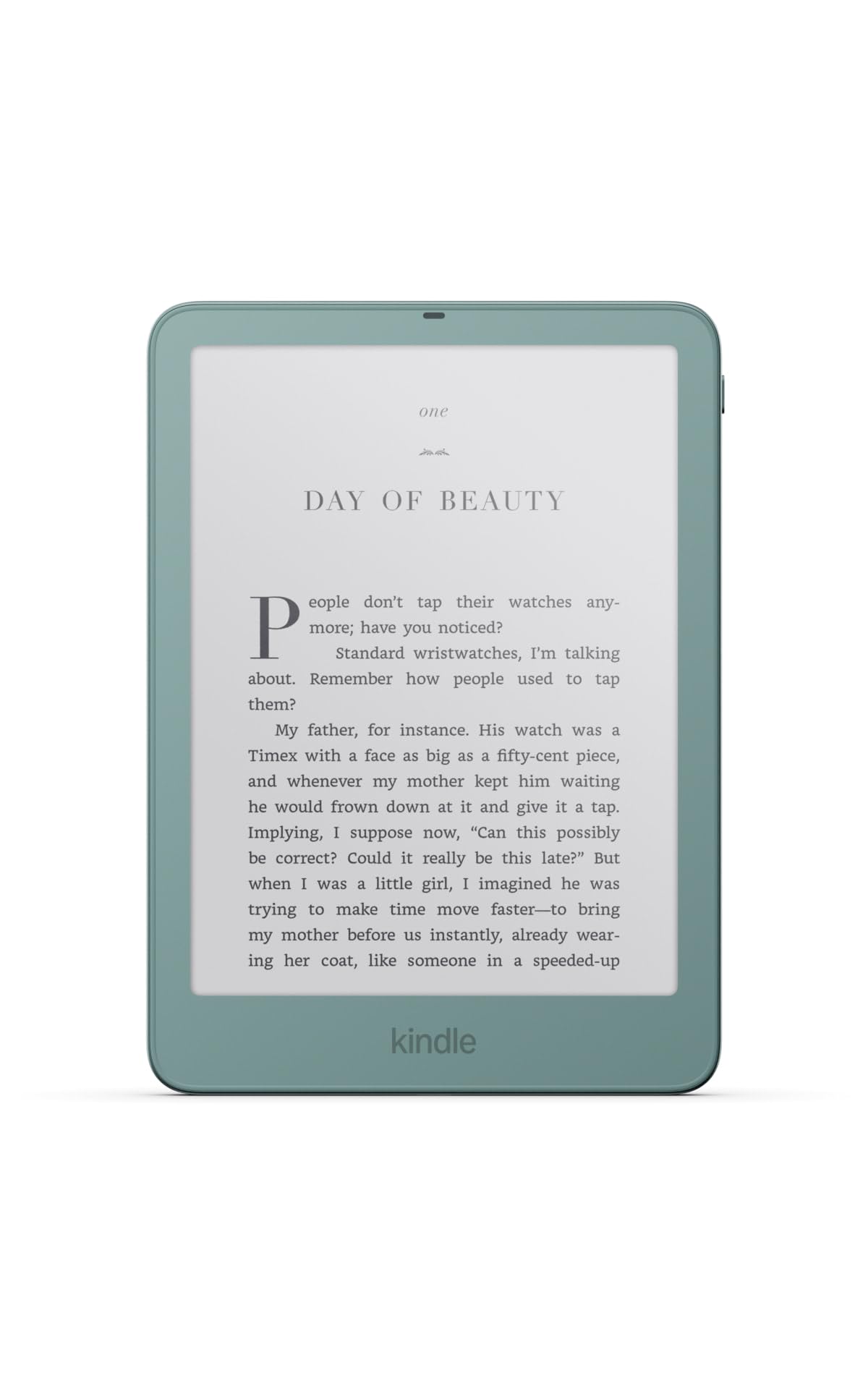 Amazon Kindle Paperwhite Signature Edition 32GB (newest model), Thinner, new aluminum design, 7" display, Auto-adjusting front light, Seaglass Green