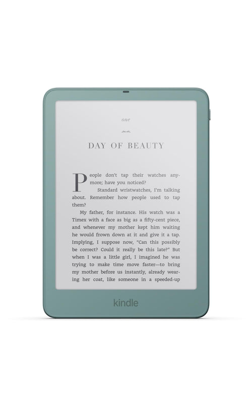 Amazon Kindle Paperwhite Signature Edition 32GB (newest model), Thinner, new aluminum design, 7" display, Auto-adjusting front light, Seaglass Green
