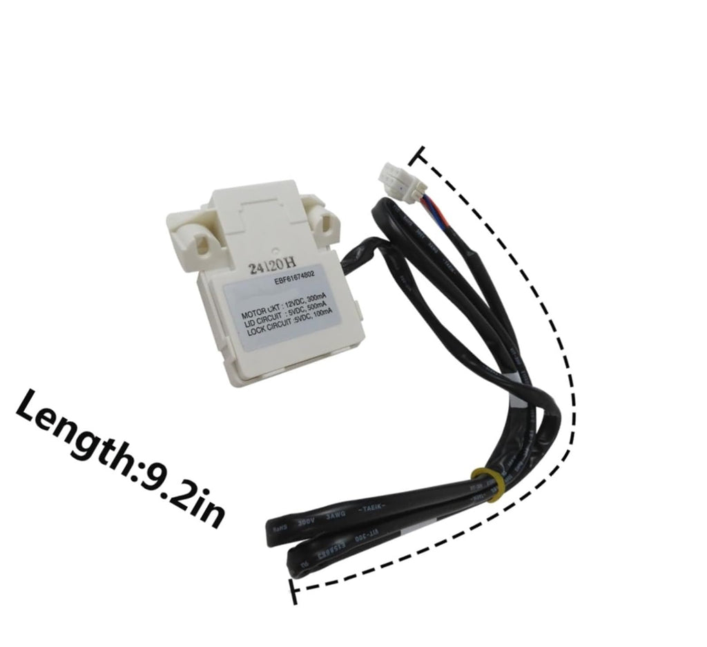 Lid Lock Switch for LG WT5680HVA WT7300CV WT7300CW, Replacement Part EBF61674802 EBF60665201 PS8751171