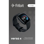 Fitbit Versa 4 Health & Fitness Smartwatch with GPS, 24/7 Heart Rate, Sleep Tracking, Workout Modes, Built-in Alexa, Water Resistant, 6+ Day Battery Life - Black