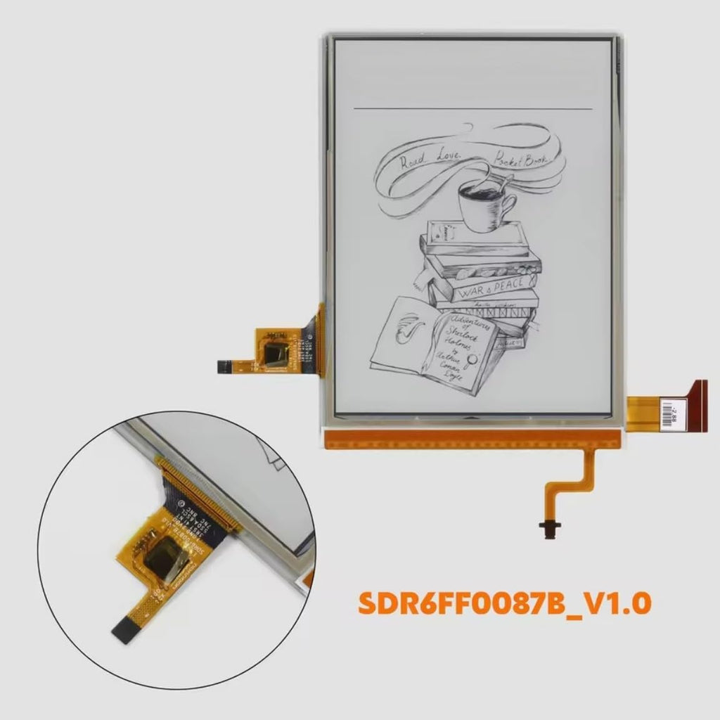 SHOWGOOD 6 Inch HD Screen，for Pocketbook 628 PB628 Touch Lux 5 Ebook Reader Display Replacement Parts