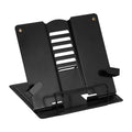 Adjustable Metal Bookshelf Portable Reading Support File Shelf Tablet Sheet Music Recipe Holder