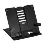 Adjustable Metal Bookshelf Portable Reading Support File Shelf Tablet Sheet Music Recipe Holder