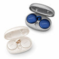 Duo Deep Sleep Device, Wearable Smart Health Tracking Technology, Pearl White and Silver Blue