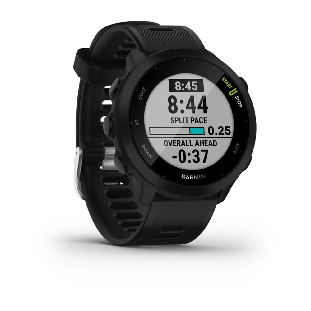 Garmin Forerunner 55 GPS Running Smartwatch, Black
