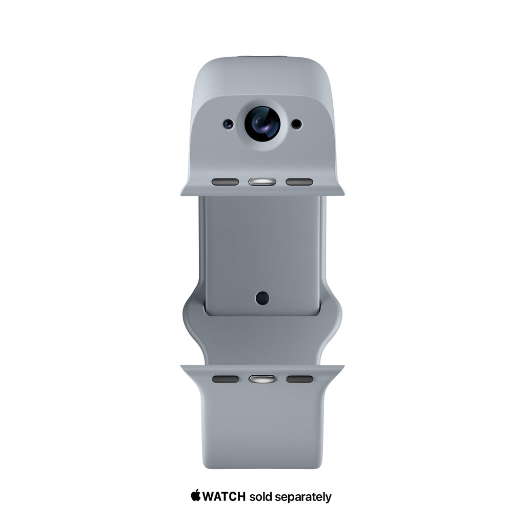 Wristcam, Smart Dual-Camera Band for Apple Watch (Apple MFi Certified), 8MP Sensor, Full HD Video/720P Sport Mode, (New) Pro. Image Stabilization, WiFi, IP68 Water Resistant, Siri Integration