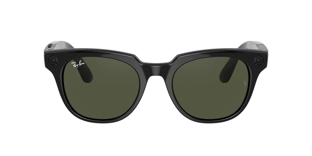 Ray-Ban Stories | Meteor Square Smart Glasses with Photo, Video, and Audio