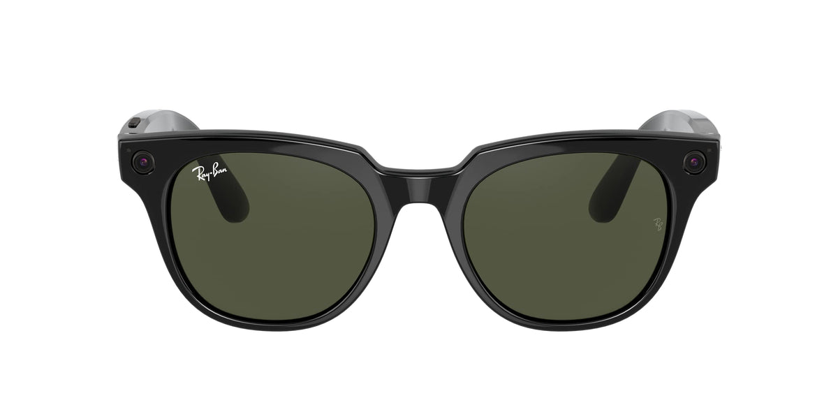 Ray-Ban Stories | Meteor Square Smart Glasses with Photo, Video, and Audio