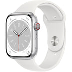 Apple Watch Series 8 [GPS, 41mm] - Midnight Aluminum Case with Midnight Sport Band, M/L (Renewed)