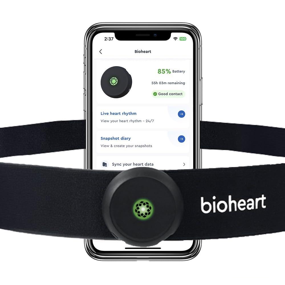 Bioheart 24/7 Continuous Heart Monitor Chest Strap