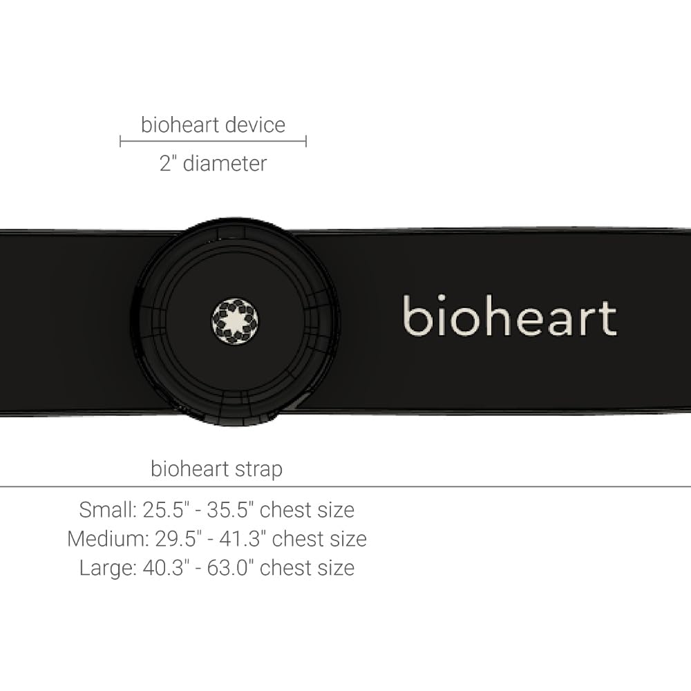 Bioheart 24/7 Continuous Heart Monitor Chest Strap