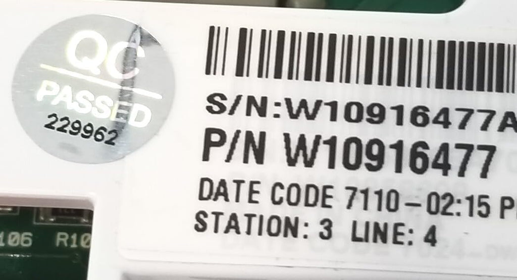 Replacement for Kenmore Washer Control W10916477 OEM