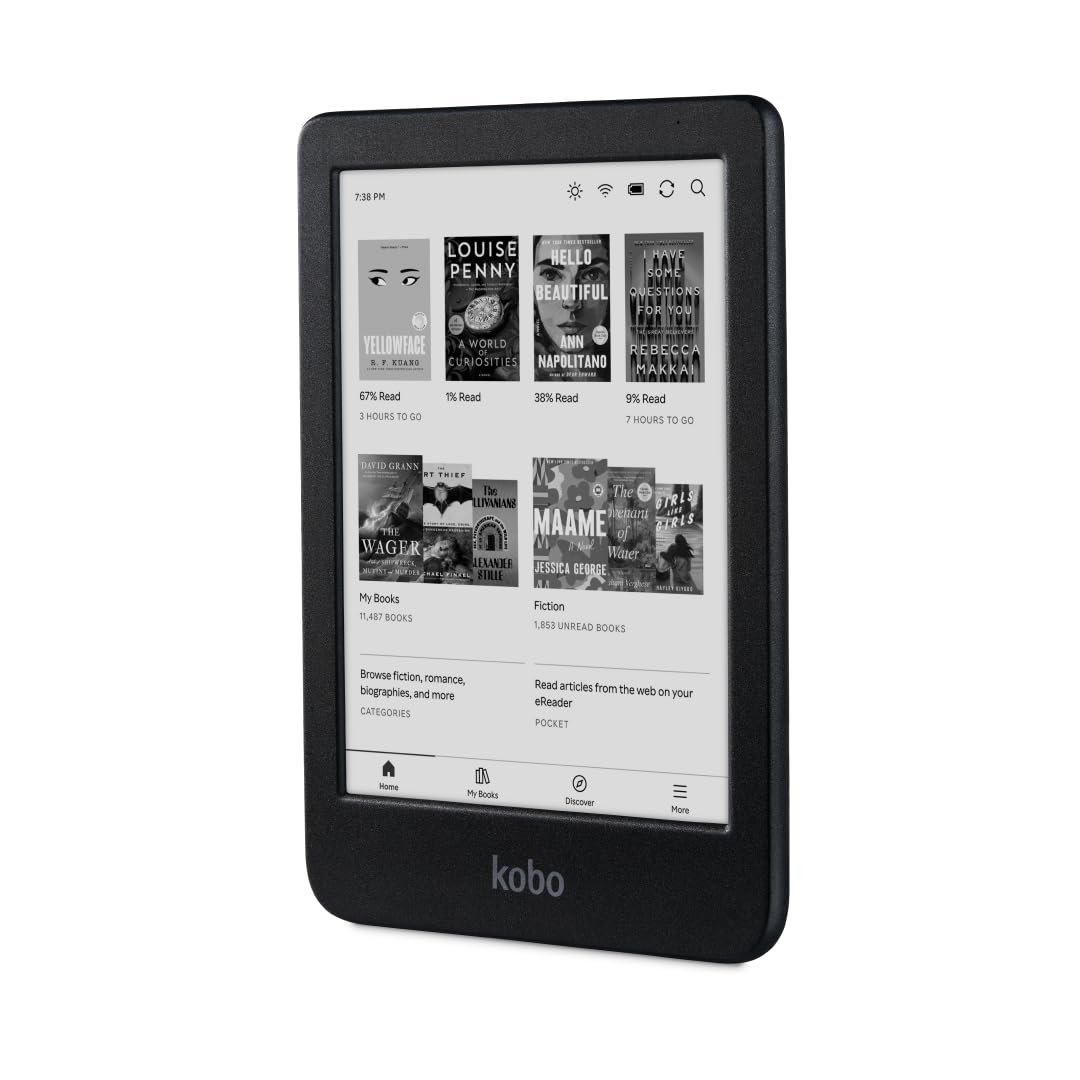 Kobo Clara BW eReader with Case Bundle (Candy Pink SleepCover, Case Bundle)